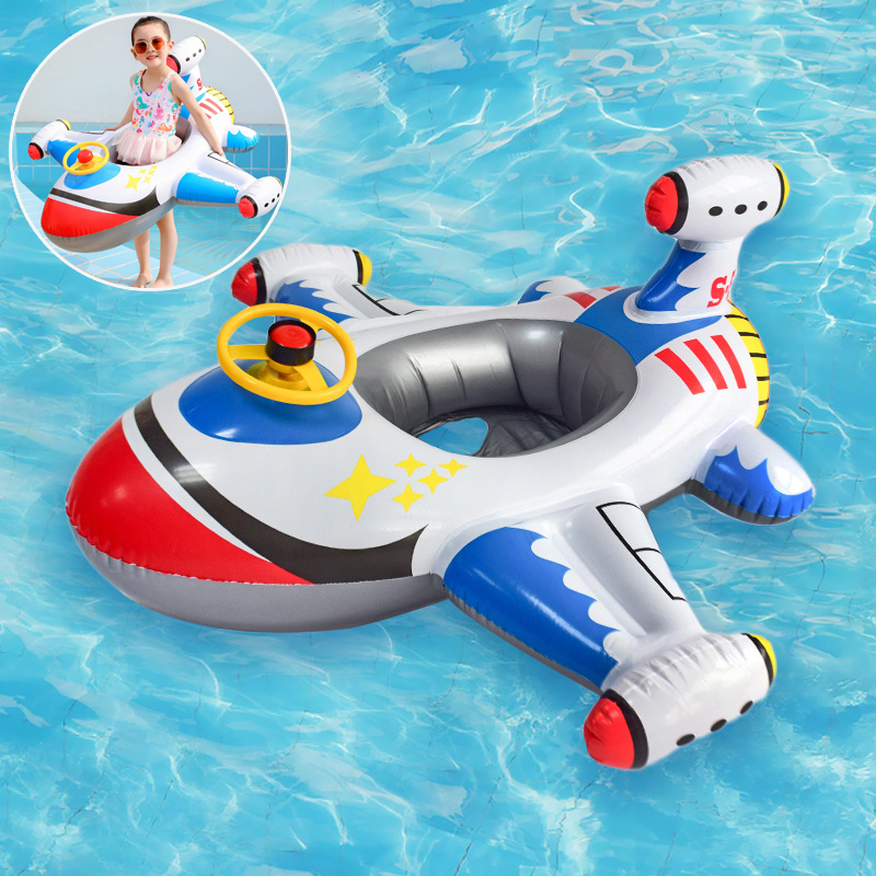 Baby Swimming Floater - Babyzwemmen Cirkel Vliegtuig Float Zwembad Zwemmen