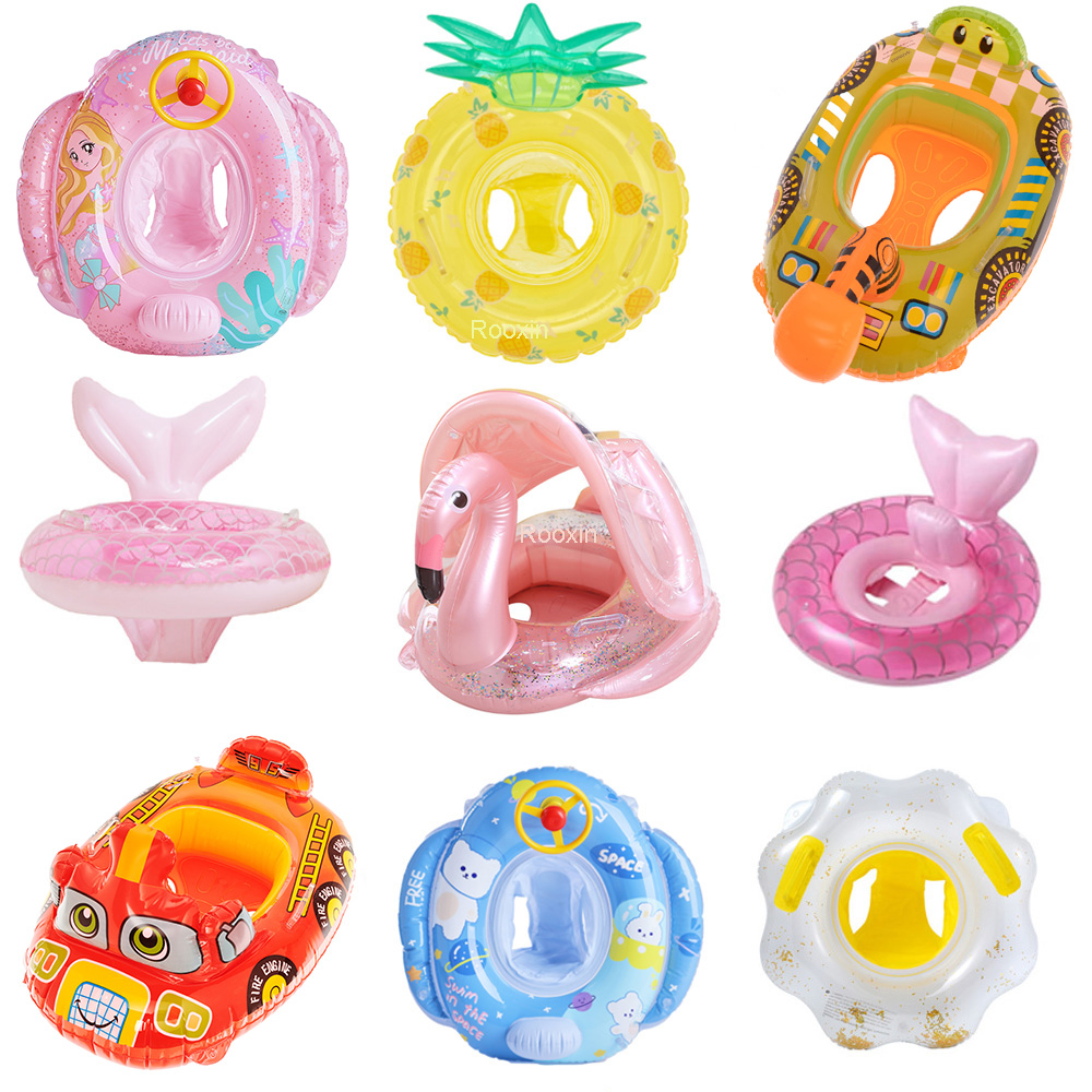Baby Swimming Floater - Rooxin Flamingo Zwemcirkel Baby Baby Float