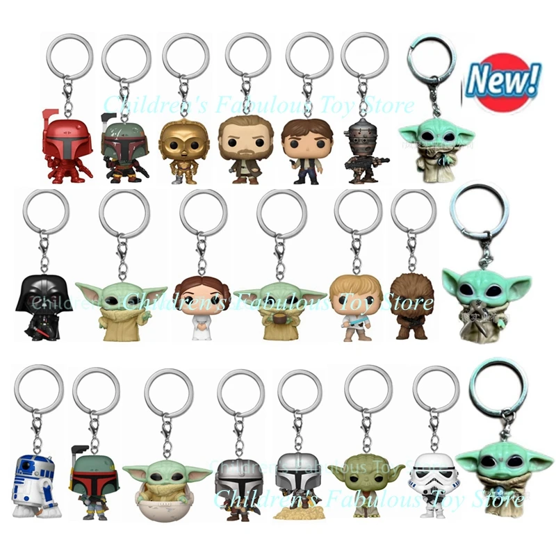 Baby Yoda Products - 29 stijlen FUNKO sleutelhangers Star wars