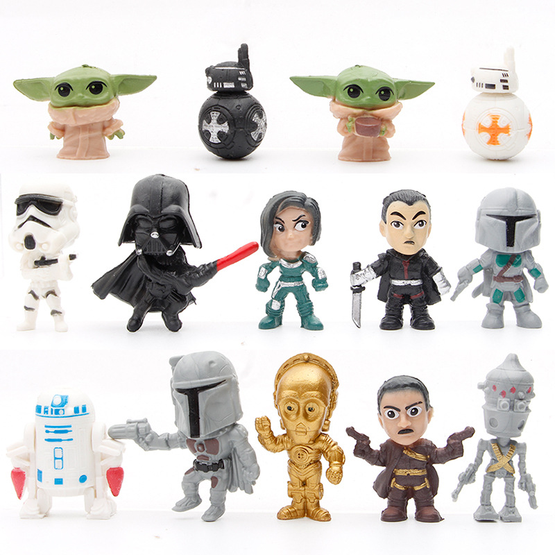 Baby Yoda Products - 14-16 stks/set Darth Vader De Manda