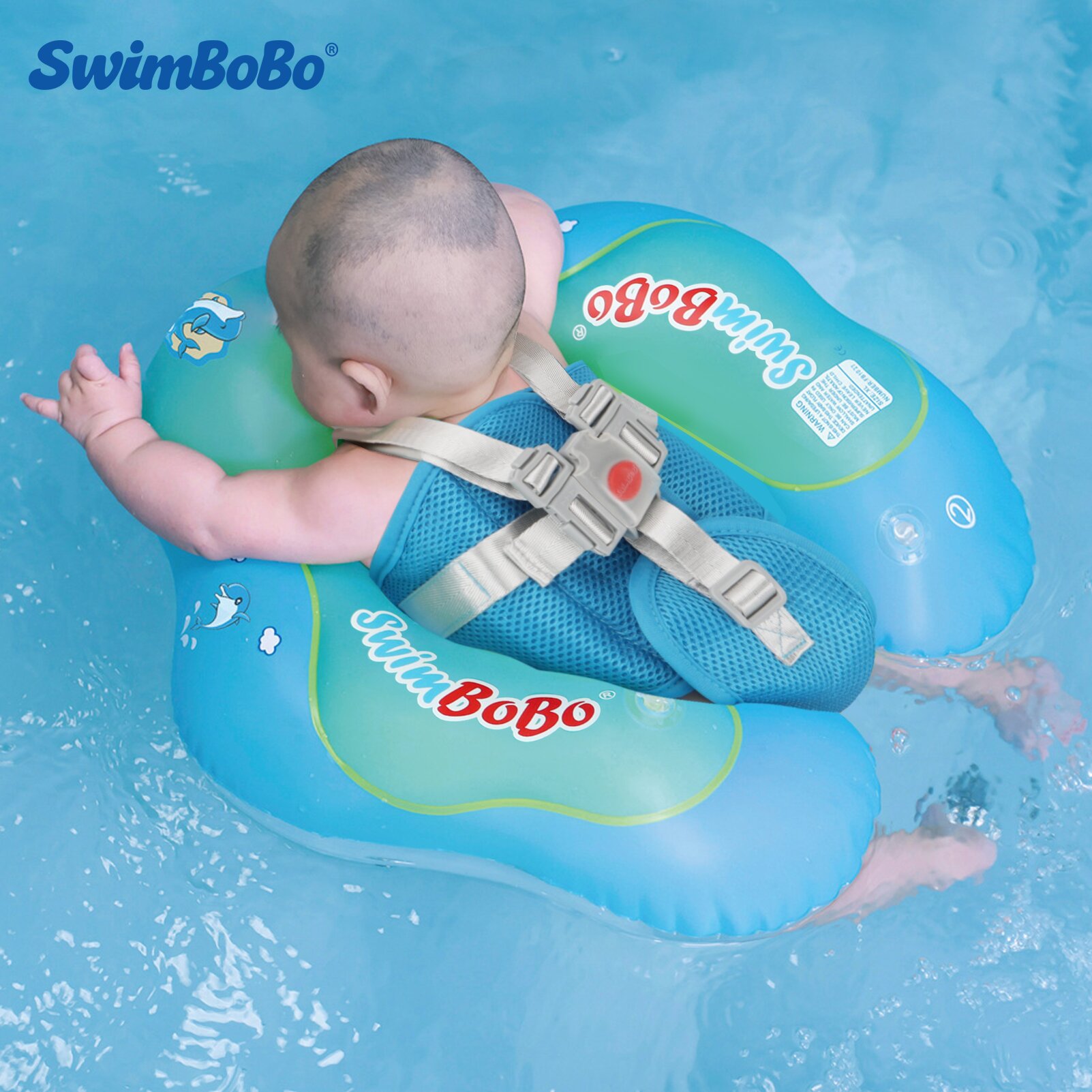 Baby Swimming Floater - Zwembobo Nieuwe Upgrade Baby Zwemband Met