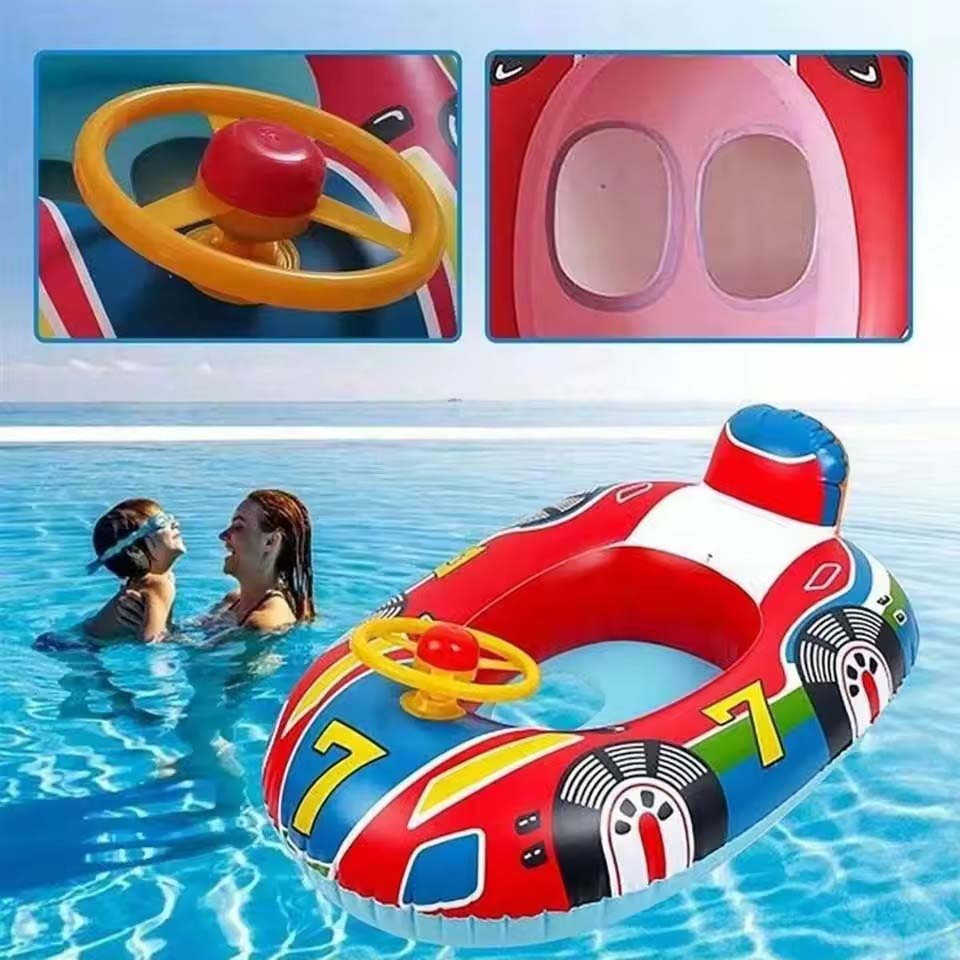 Babyzwembadvlot, schattig auto - Baby Swimming Floater recensie en prijs