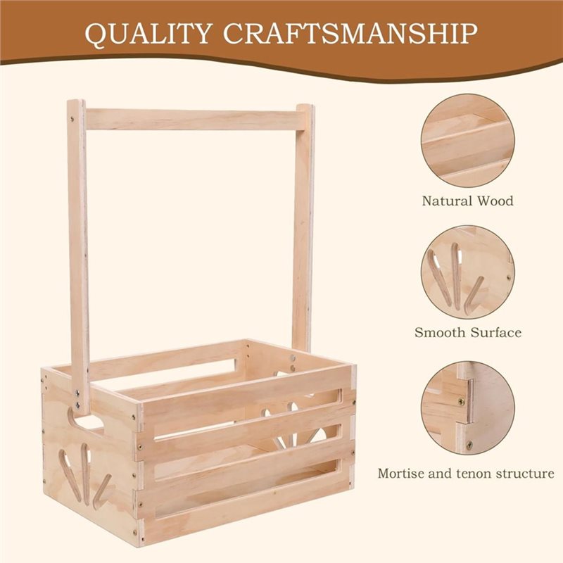 Houten babyshower cadeaumand m - Baby Products Gift Baskets recensie en prijs