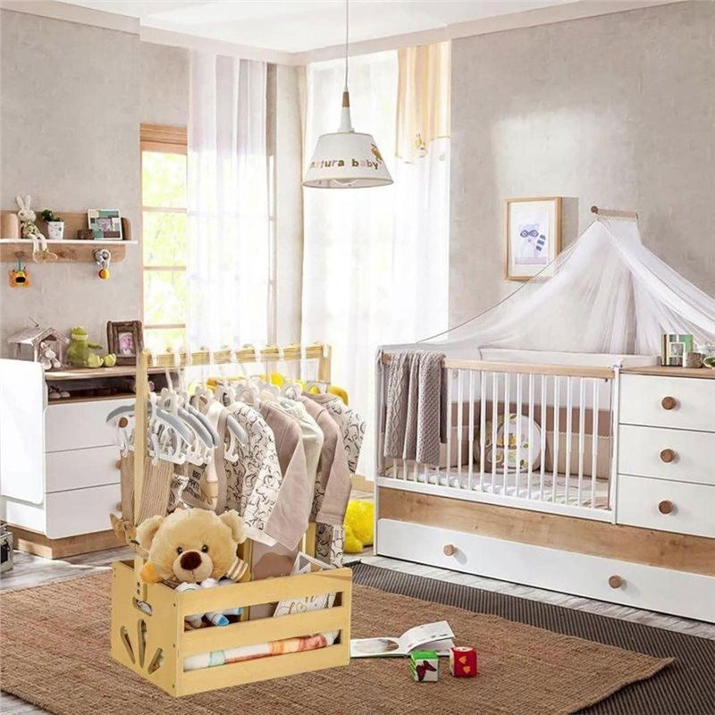 Houten babyshower cadeaumand m - Baby Products Gift Baskets recensie en prijs